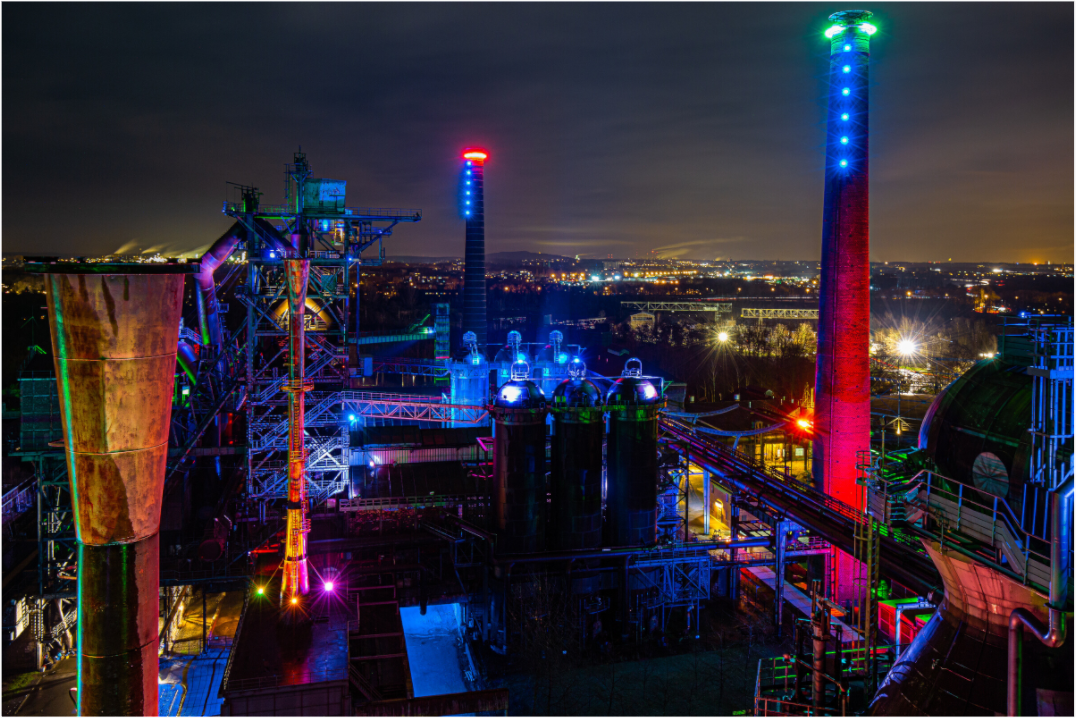 Main image Landschaftspark Duisburg von oben