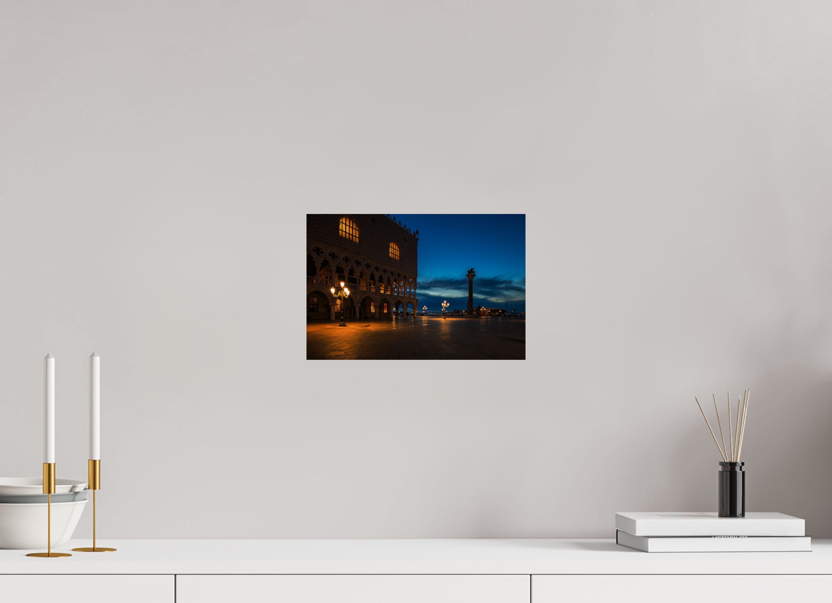 30 x 20 cm, Photo Print On Fuji Crystal DP II Dogenpalast bei Sonnenaufgang in Venedig