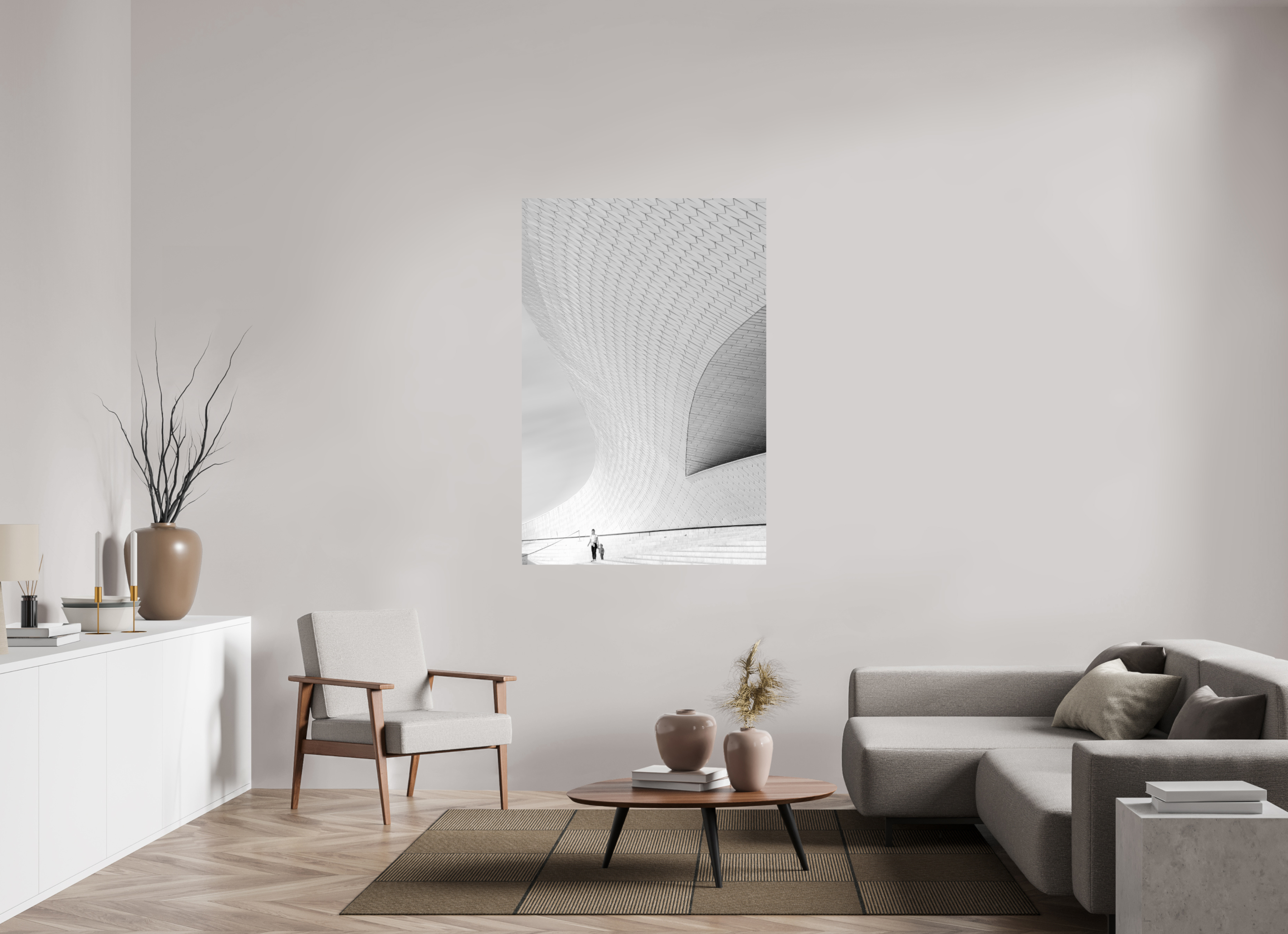 100 x 150 cm, Photo Print On Fuji Crystal DP II Street-Fotografie MAAT Museum – S/W Kunst online kaufen