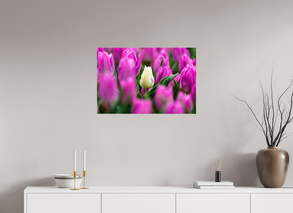 75 x 50 cm, Photo Print On Fuji Crystal DP II Der helle Moment in Violett