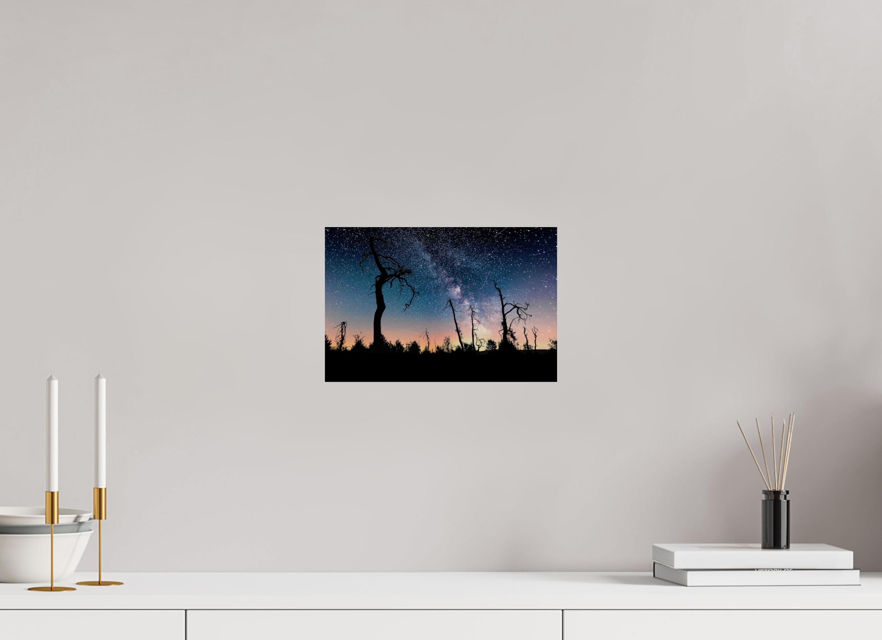30 x 20 cm, Photo Print On Fuji Crystal DP II Astrofotografie Hohes Venn – Milchstraße über Noir Flohay