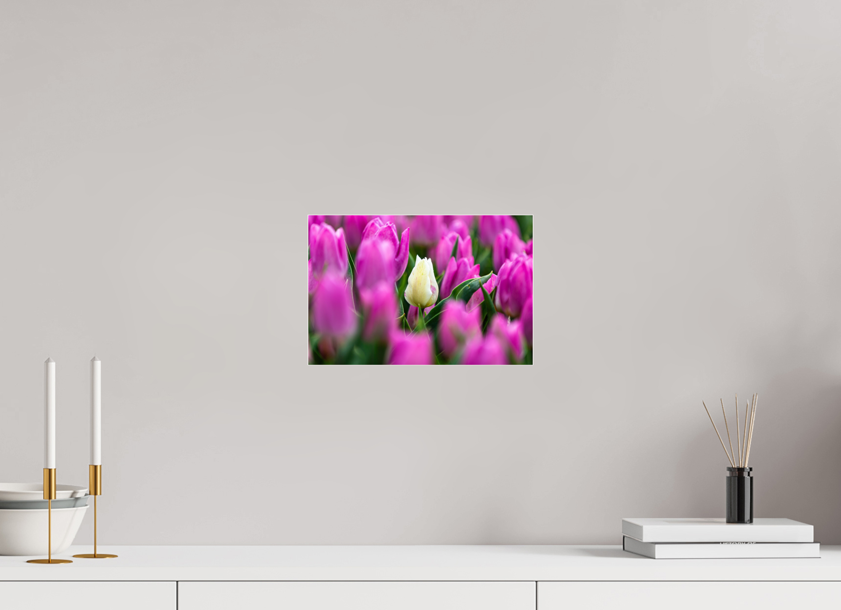 30 x 20 cm, Foto-Abzug Acrylglas 4 mm glänzend Der helle Moment in Violett