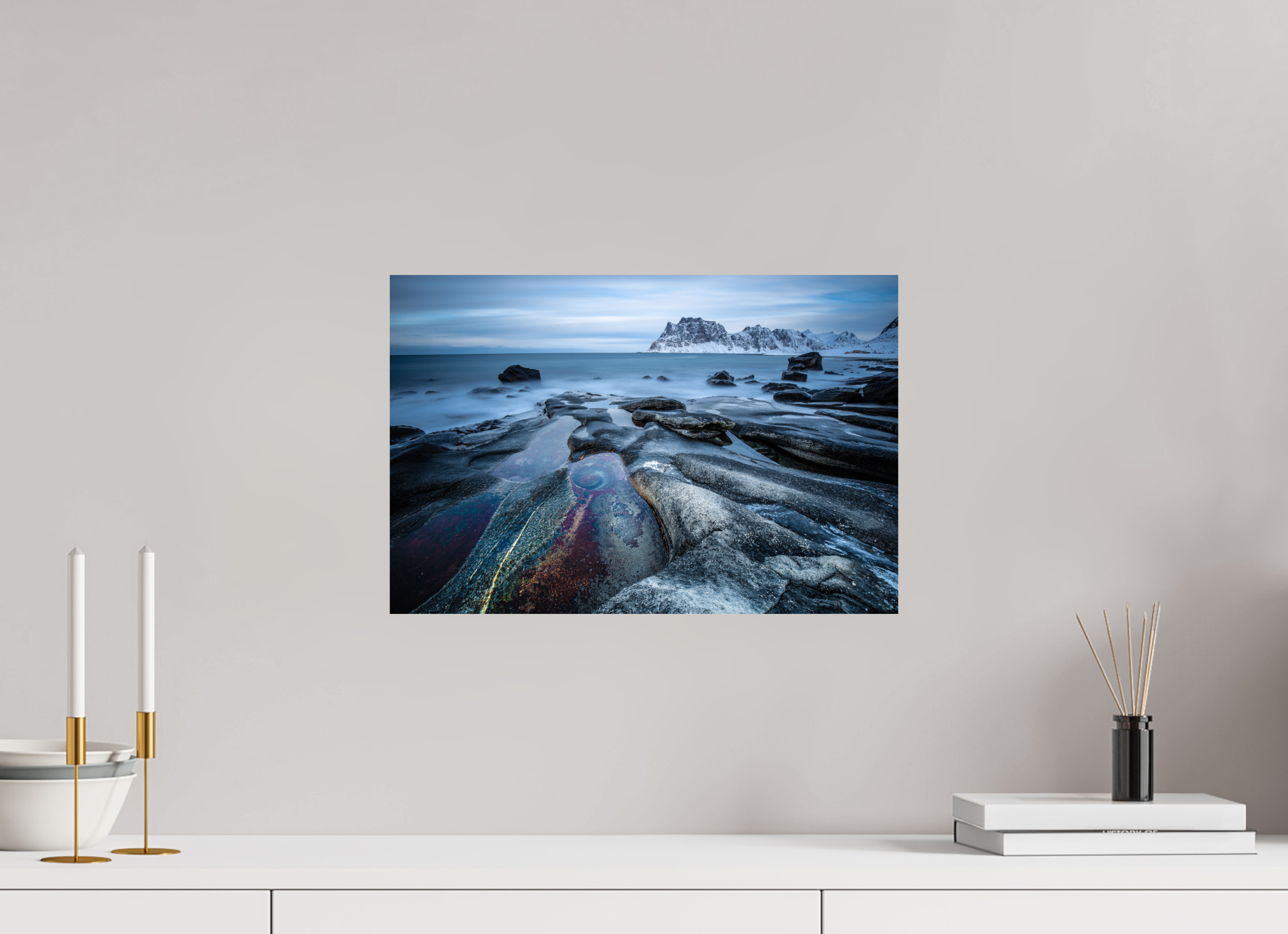 45 x 30 cm, Photo Print On Fuji Crystal DP II Das Auge von Uttakleiv