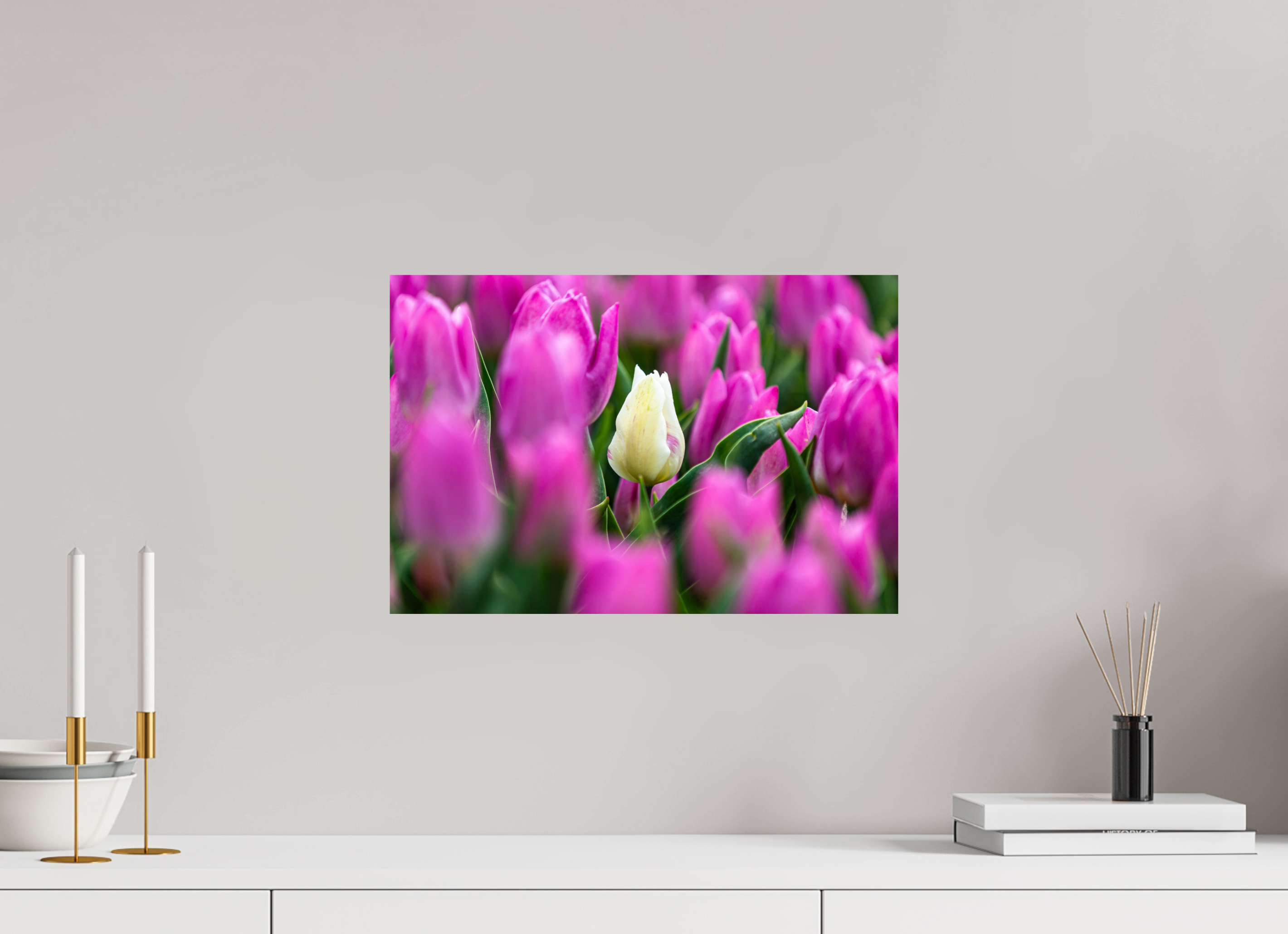 45 x 30 cm, Photo Print On Fuji Crystal DP II Der helle Moment in Violett