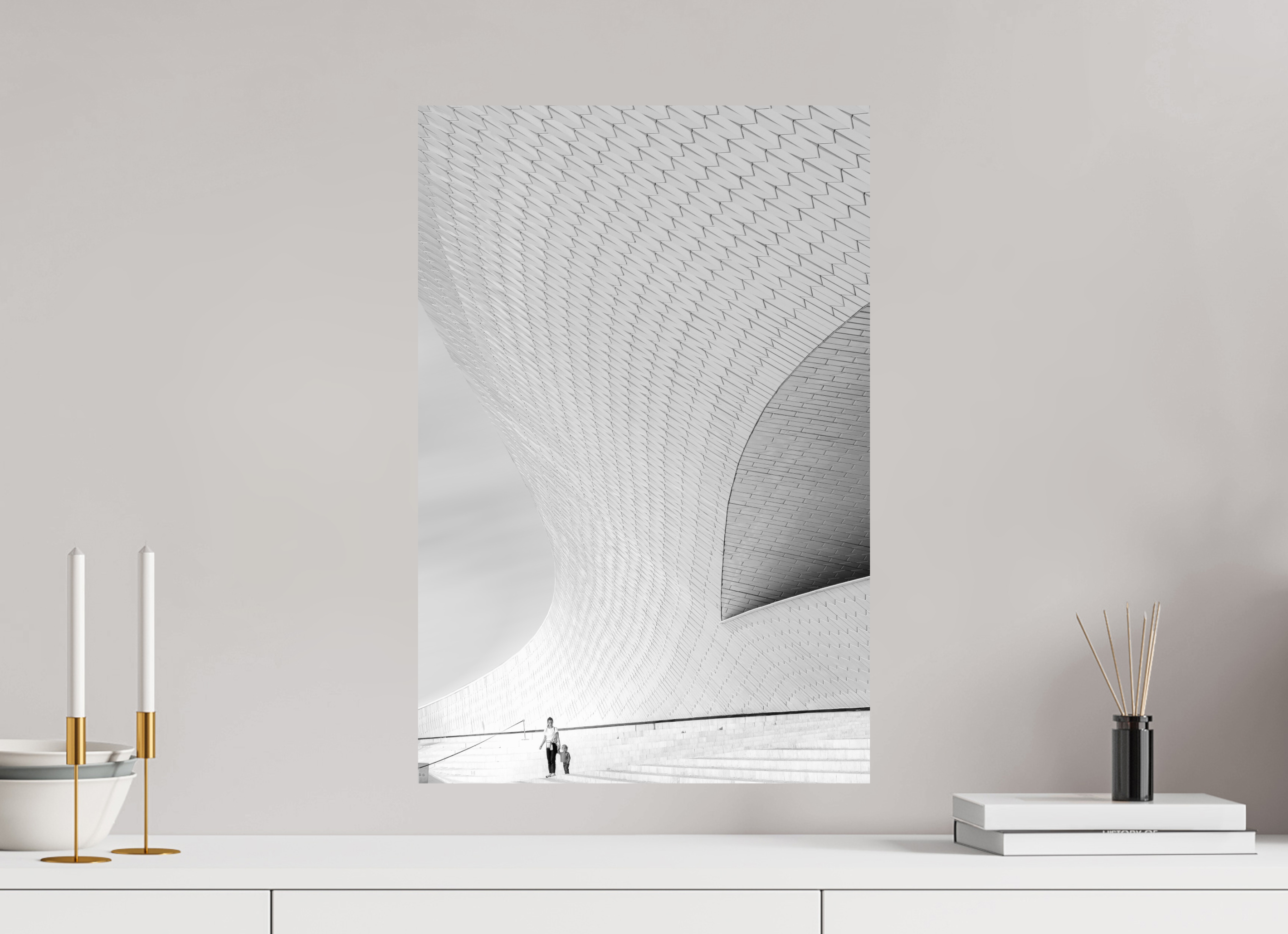 40 x 60 cm, Photo Print On Fuji Crystal DP II Street-Fotografie MAAT Museum – S/W Kunst online kaufen